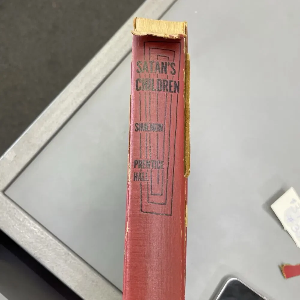 1953 Vintage Book: Satan's Children By Georges Simenon First American Edition